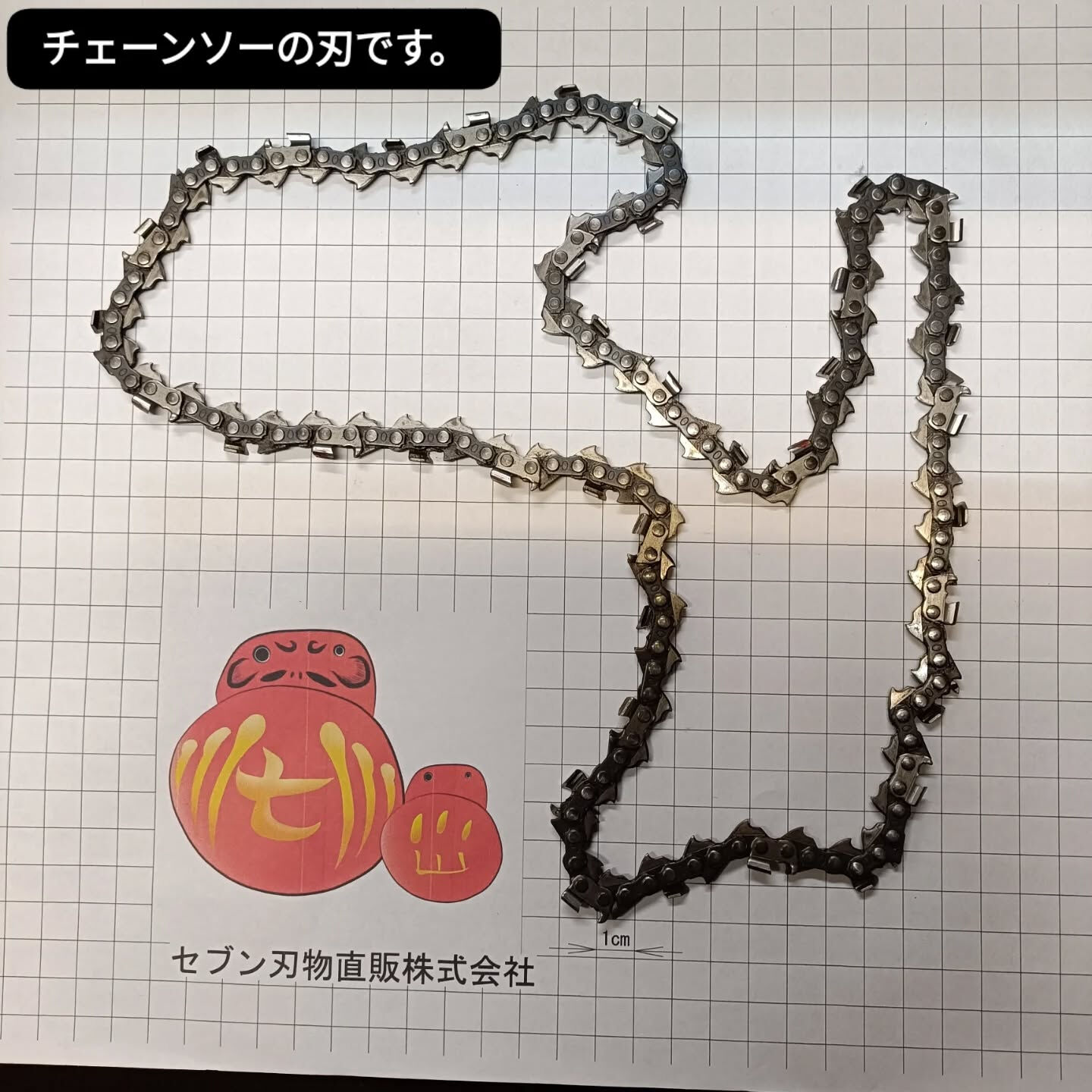 今日はチェーンソーの刃です🪵